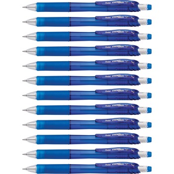 Pentel&#174; EnerGize X Mechanical Pencil, .7 mm, Blue Barrel, Dozen
