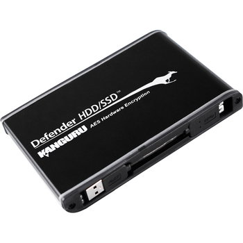 Kanguru Solutions Defender HDD, Hardware Encrypted, Secure External Hard Drive - 1 TB - Super Fast USB 3.0 - TAA Compliant