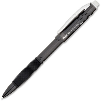 Pentel&#174; Twist-Erase GT Pencils, 0.5 mm, Black, Dozen