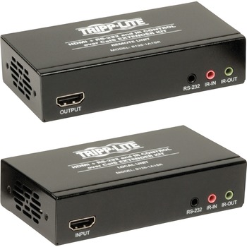 Tripp Lite by Eaton HDMI over Cat5/6 Extender Kit, Transmitter/Receiver, 4K, Serial and IR Control, Up to 328 ft. (100 m), TAA