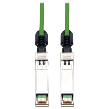 Tripp Lite by Eaton SFP+ 10Gbase-CU Passive Twinax Copper Cable, SFP-H10GB-CU5M Compatible, Green, 5M (16.4 ft.)