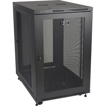 Tripp Lite 18U Rack Enclosure Server Cabinet 33&quot; Deep w/ Doors &amp; Sides