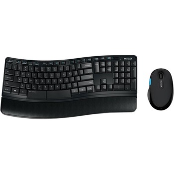 Microsoft Sculpt Comfort Desktop Keyboard, USB Wireless Keyboard, Black