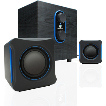 Go Groove GOgroove SonaVERSE 2.1 Portable Speaker System - 11 W RMS - 150 Hz to 20 kHz - USB
