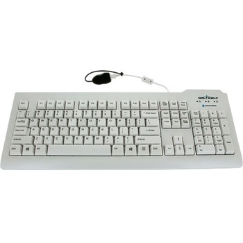 Seal Shield Silver Seal Medical Grade Keyboard, Cable Connectivity, 104 Key, White