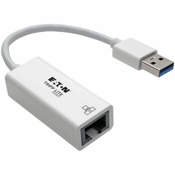 Tripp Lite by Eaton USB 3.0 to Gigabit Ethernet NIC Network Adapter, 10/100/1000 Mbps, White