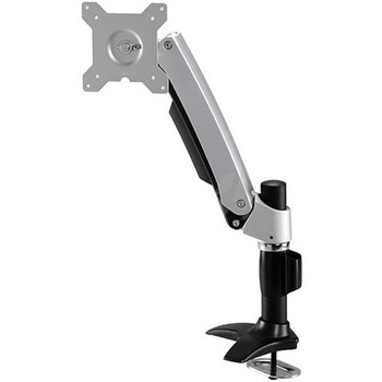 Amer Mounts Articulating Single Monitor Arm, White