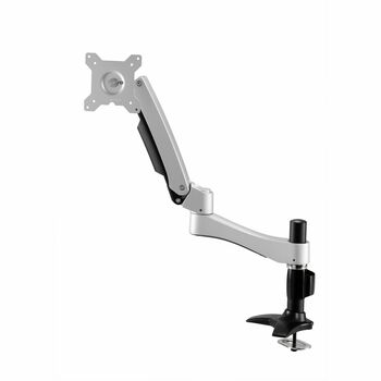 Amer Mounts Long Articulating Monitor Arm with Grommet Base, White