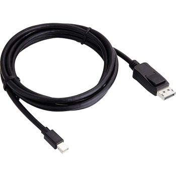 ViewSonic Displayport to Mini Displayport Cable, 6 Ft, Black