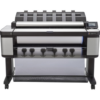 HP DesignJet T3500 Production Multifunction Printer, Copy/Fax/Print/Scan, Black/Gray