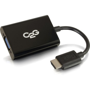 C2G HDMI to VGA Adapter Converter Dongle with Stereo Audio M/F