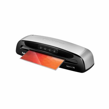 Fellowes Saturn 3i 95 Thermal Laminator Machine with Pouch Starter Kit, 9.50 in W, 5 mil Thickness