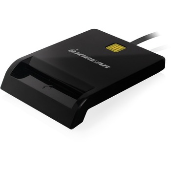 Iogear GSR212 Smart Card Reader - Contact - CableUSB 2.0 Black