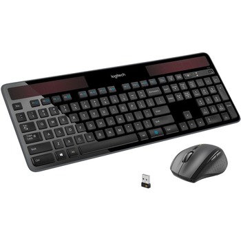 Logitech Wireless Solar Keyboard &amp; Marathon Mouse Combo MK750