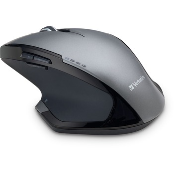 Verbatim Wireless Desktop 8-Button Deluxe Mouse, Blue LED