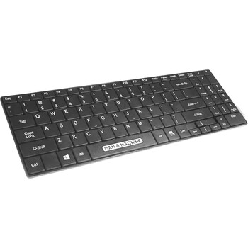 Man &amp; Machine Its Cool Keyboard, Cable Connectivity, USB Interface, 99 Key, Black