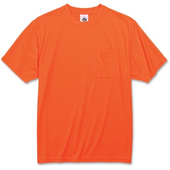 ergodyne GloWear Non-certified Orange T-Shirt, Medium Size