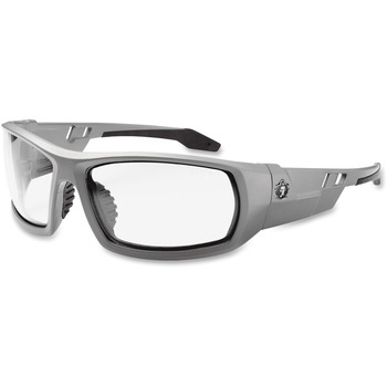 ergodyne Clear Lens Safety Glasses, Gray