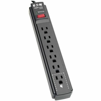 Tripp Lite by Eaton Surge Protector Power Strip 6 Outlet 15 &#39; Cord Black
