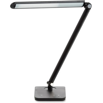 Safco Vamp LED Flexible Light, 16.8&quot; Height x 5&quot; Width, 9 W LED Bulb, Black