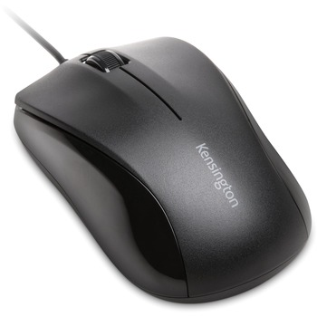 Kensington Mouse for Life, Three-Button Mouse, Wired, Black