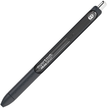 Paper Mate InkJoy Gel Pen, 0.7 mm Pen Point Size, Black Gel-based Ink, Black Barrel, 10/PK