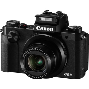 Canon PowerShot G5 20.2 Megapixel Bridge Camera - Black - 3&quot; Touchscreen LCD - 4.2x Optical Zoom - 4x Digital Zoom - Optical (IS) - 5472 x 3648 Image - 1920 x 1080 Video - HD Movie Mode - Wireless LAN
