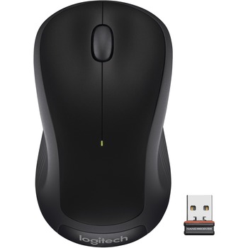 Logitech Wireless Mouse M310, Laser, USB, Black