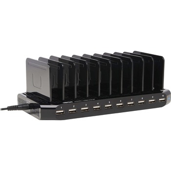 Tripp Lite by Eaton 10-Port USB Charging Station with Adjustable Storage