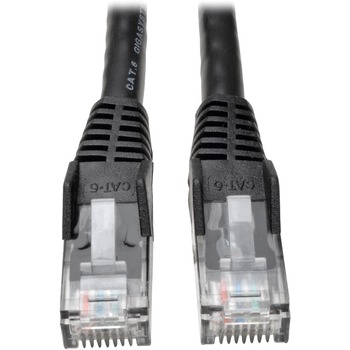 Tripp Lite by Eaton Cat6 Gigabit Snagless Molded (UTP) Ethernet Cable (RJ45 M/M), 2 ft. (0.61 m), Black, 50-Piece Bulk Pack