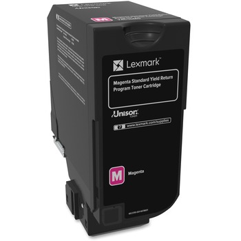Lexmark™ Unison Original Toner Cartridge - Laser - Standard Yield - 7000 Pages - Magenta - 1 Each