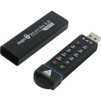 Apricorn, Inc Aegis Secure Key 3.0, USB 3.0 Flash Drive, 480 GB