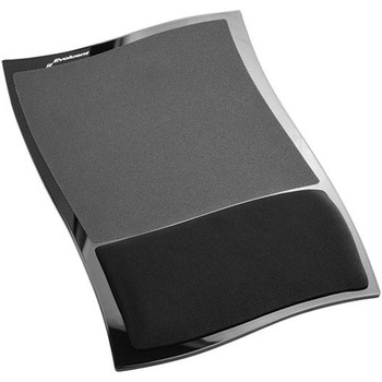 Evoluent Wrist Comfort Mousepad, 1&quot; x 8.2&quot; x 12&quot;, Cloth/Plastic/Gel/Acrylic Base