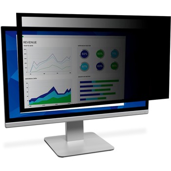 3M Framed Desktop Monitor Privacy Filter for 20&quot; Widescreen LCD, 16:9 Aspect Ratio
