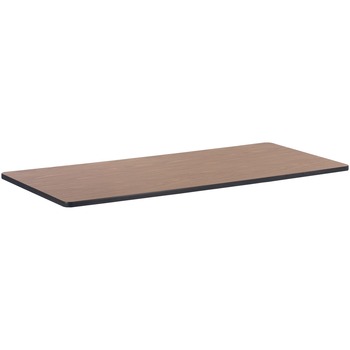Lorell Activity Tabletop, Laminate, 30&quot; W x72&quot; D x 1.13&quot; Thickness, Assembly Required, Medium Oak