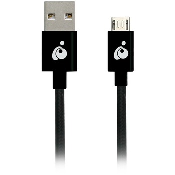 Iogear Charge &amp; Sync Flip Pro, Reversible USB to Reversible Micro USB Cable (3.3ft/1m)