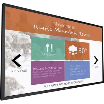 Philips Signage Solutions Multi-Touch Display, 43&quot; LCD Cortex