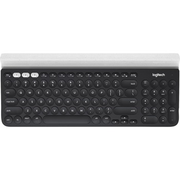 Logitech K780 Multi-Device Wireless Keyboard, Bluetooth, USB, English, French, Mac, Android, iOS, PC, White