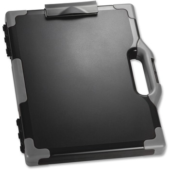 Officemate Clipboard Storage Box, Tablet, Notebook, 8 1/2&quot;, 8 1/2&quot; x 11&quot;, 14&quot;, Black, Gray