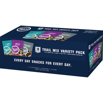 Kar&#39;s Nut and Fruit Variety Pack, 2.75-3.5 oz, 18/Box