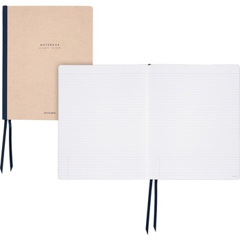AT-A-GLANCE Meeting Notebook Twin Wire, 80 Sheets, Case Bound, Ruled, 8 3/4&quot; x 11&quot;