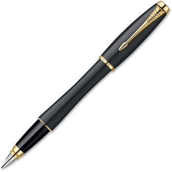 Parker Urban Fountain Pen, Fine Pen Point, Refillable, Black