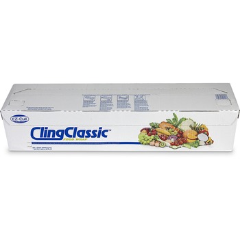 Webster Cling Classic Food Wrap, 24&quot; Width x 2000 ft Length, Dispenser, Plastic, Clear, 1 RL/CT
