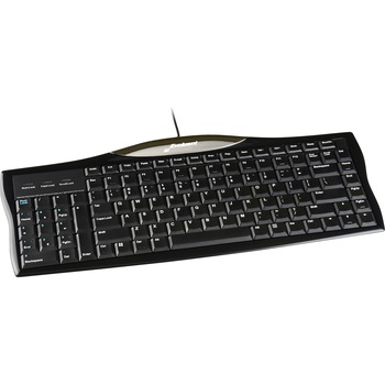 Evoluent Reduced Reach Right-Hand Keyboard - Cable Connectivity - USB Interface - Unix, Linux, Windows - Scissors Keyswitch