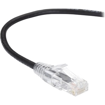 Black Box Corporation Slim-Net Cat.6 UTP Patch Network Cable, 10 &#39;, Black