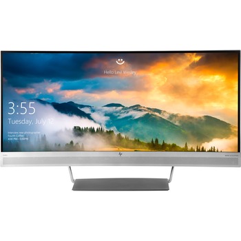 HP HP Business S340c 34&quot; UW-QHD Curved Screen LED LCD Monitor, 21:9, 3440 x 1440, 300 Nit, 6 ms, Webcam, HDMI, DisplayPort