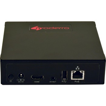 ViewSonic Moderro Digital Media Players, Video Wall Software, AC Adapter, Power Plug, USB Cable, Black