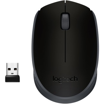 Logitech M170 Wireless Optical Mouse, Black