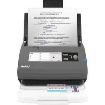 Ambir Technology, Inc ImageScan Pro Sheetfed Scanner, 20 ppm (Mono/Color), Duplex Scanning, USB
