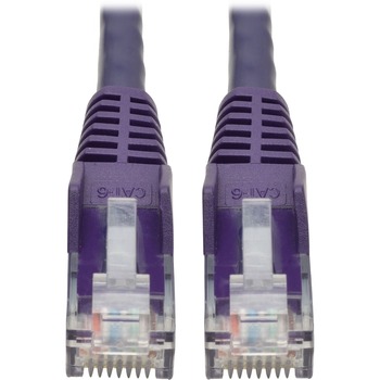 Tripp Lite by Eaton Cat6 Gigabit Snagless Molded (UTP) Ethernet Cable (RJ45 M/M), 6 ft. (1.83 m), Purple